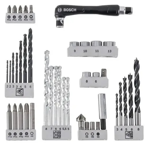 KIT 41 Pz. MECHAS y PUNTAS BOSCH  2607017396