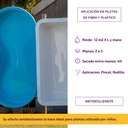 x4 Lt.PINTURA PISCINA FIBRA B/A CELESTE ARUBA