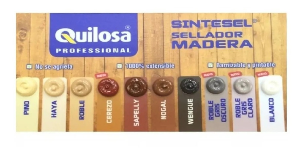 SELLADOR SINTESEL MADERA WENGE QUILOSA 300 ml.
