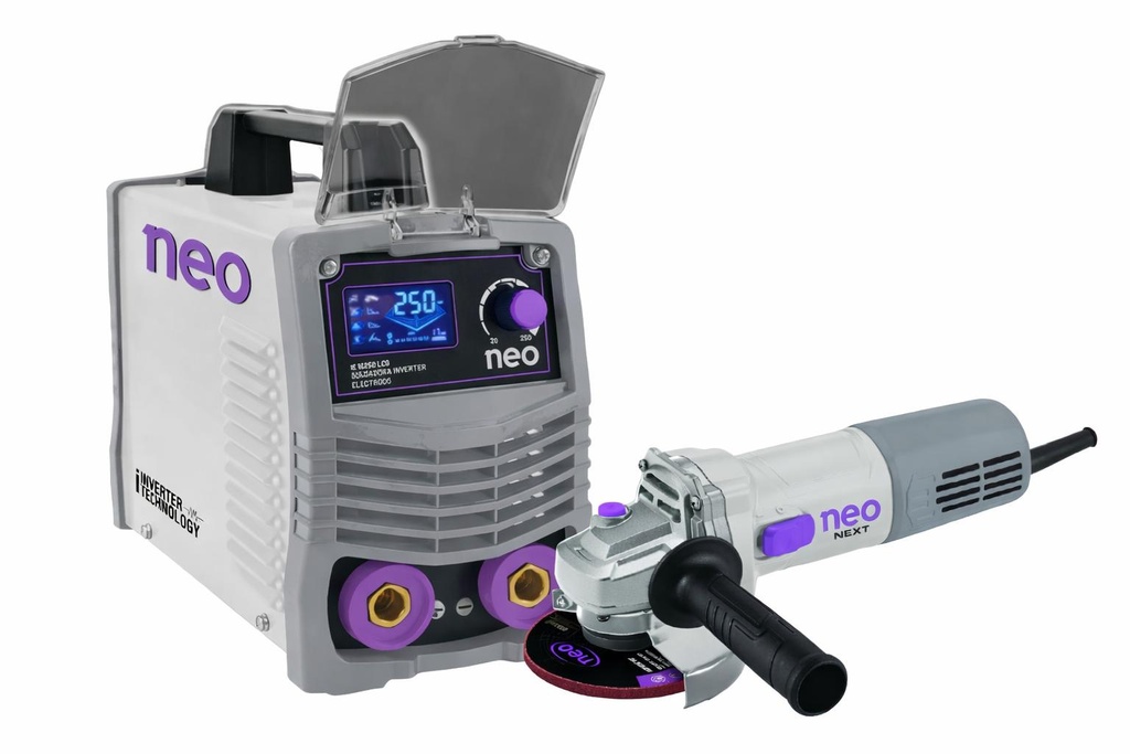 COMBO AMOLADORA 115 + SOLDADORA 250 NEO