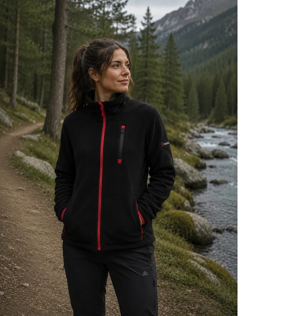 CAMPERA MicroPolar Ranger Wurth Ngo.Rojo Talle L