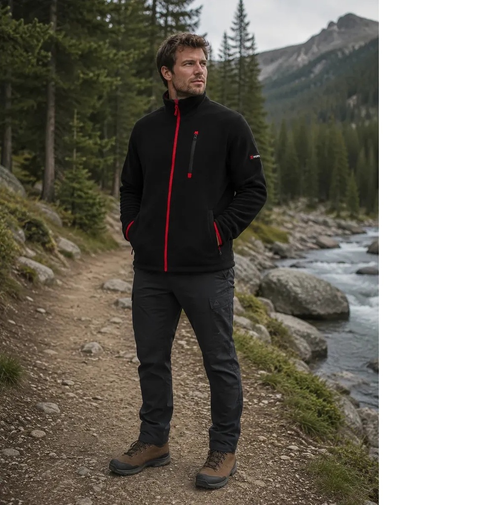 CAMPERA MicroPolar Ranger Wurth Ngo.Rojo Talle M
