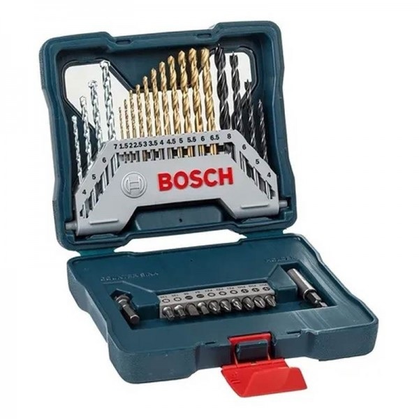 KIT 30 Pz. MECHAS y PUNTAS BOSCH  2607017401