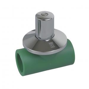 IPS LLAVE DE PASO Cap. Metal Cromado C/GOMA 20 (479001)