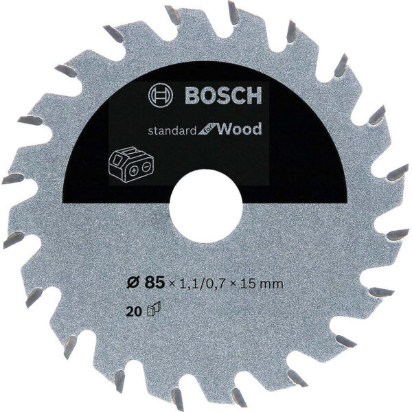 DISCO WIDIA P/MADERA 85mm. x20d.  BOSCH 2608 837 666