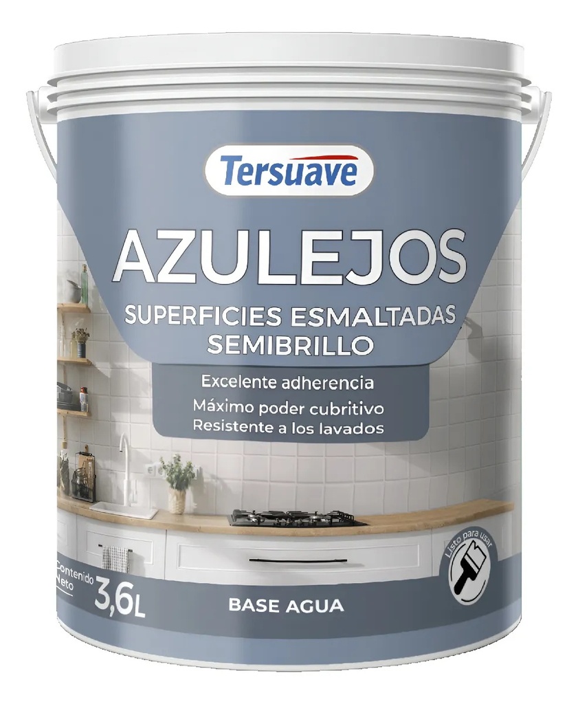PINTURA AZULEJOS BLANCO 4 LT TERSUAVE