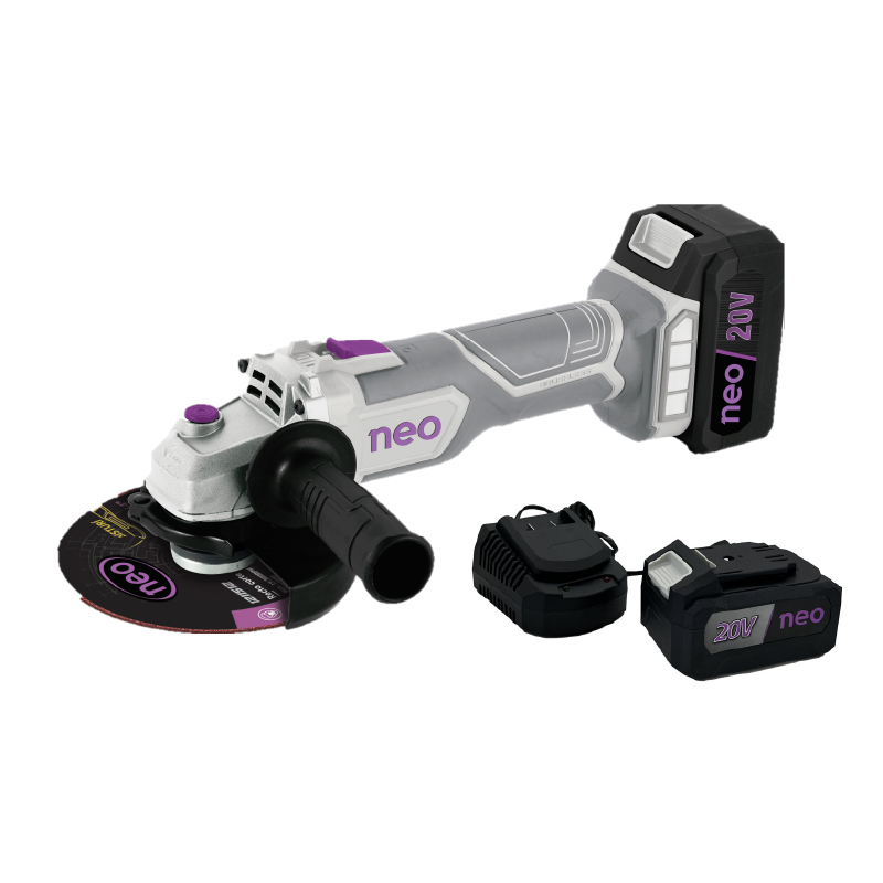 AMOLADORA NEO 115mm.20V S/Carbones 1Bat.4Ah. NEO AA915