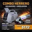 COMBO AMOLADORA 115 + SOLDADORA 200 NEO