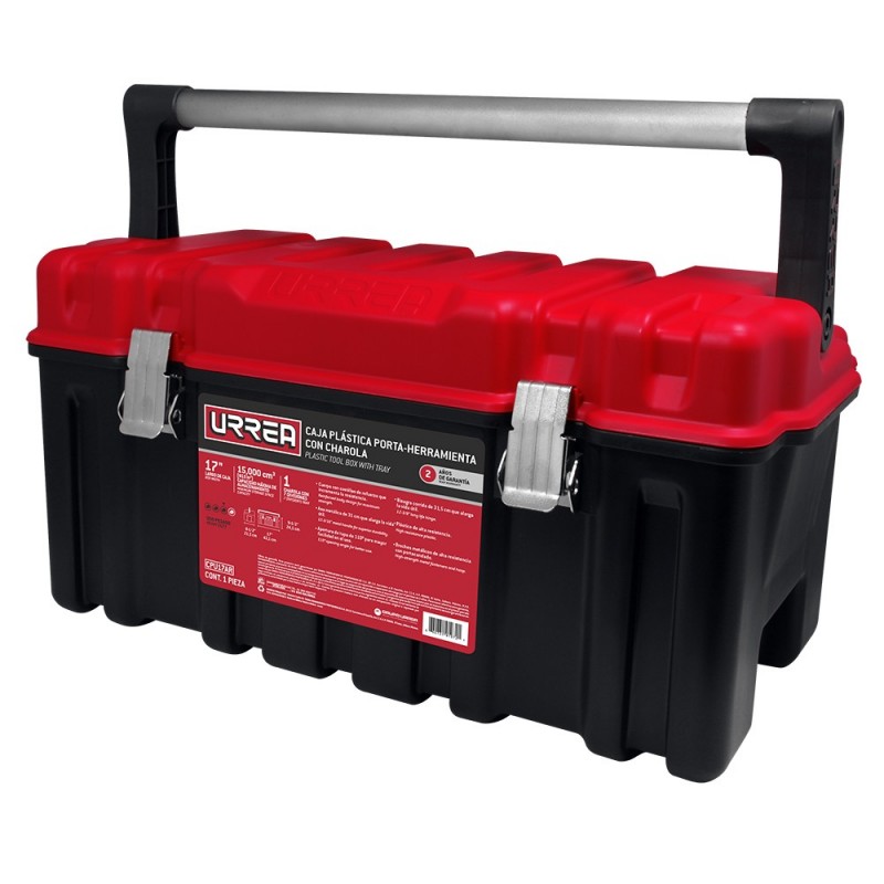 CAJA HERRAM.BROCHE MET. URREA 26x10" CPU26