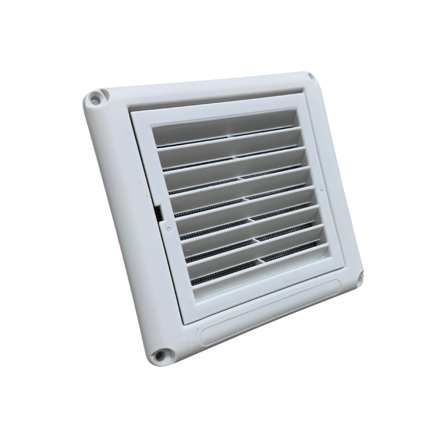 PERSIANA FIJA 110mm. P/Extractor BLANCA