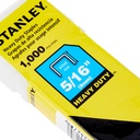Caja 1000 Grampas 5/16" -  8mm. HEAVY DUTY STANLEY