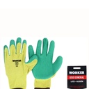 GUANTE PALMA VERDE REFORZADO WORKER